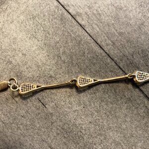 Gold Lacrosse Bracelet  VGUC